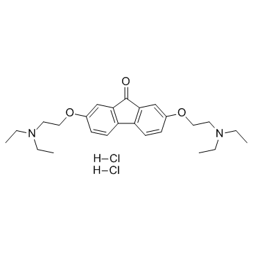 Tilorone dihydrochloride结构式