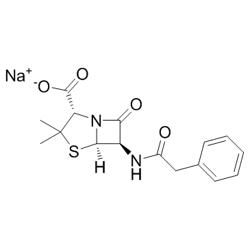 Penicillin G sodium salt结构式