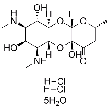 Spectinomycin dihydrochloride pentahydrate结构式