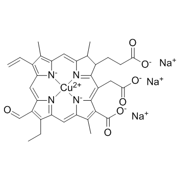 Sodium copper chlorophyllin结构式