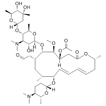 Acetylspiramycin结构式