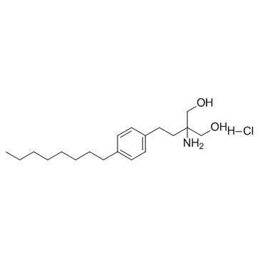 Fingolimod hydrochloride结构式