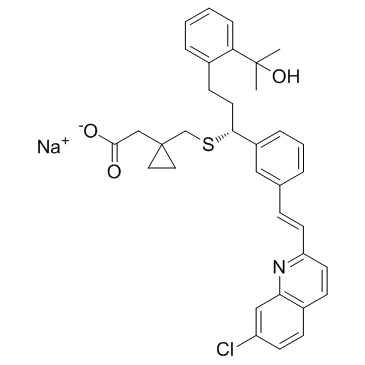 Montelukast sodium结构式