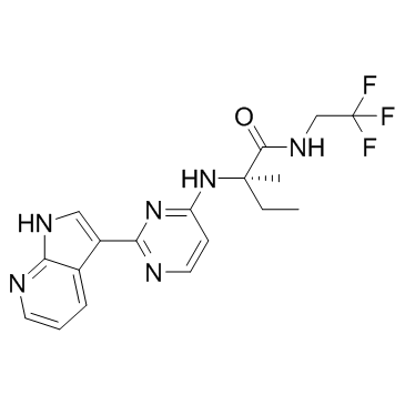 VEGF和PDGFR受体家族抑制剂(Linifanib) 抑制