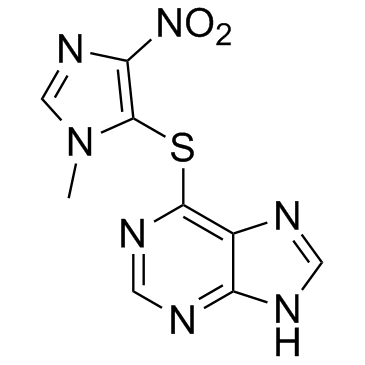 Azathioprine结构式