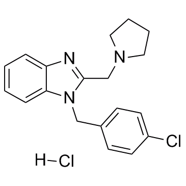 Clemizole hydrochloride结构式