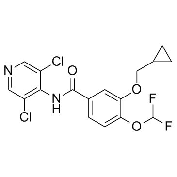 Roflumilast结构式