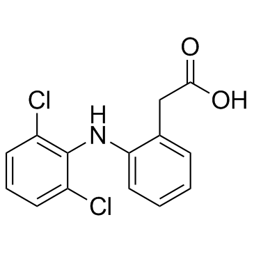 Diclofenac结构式