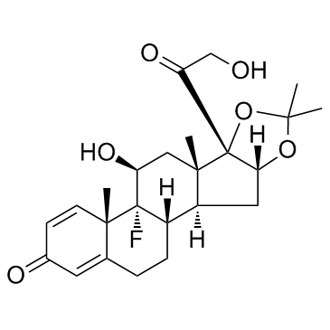 Triamcinolone acetonide结构式