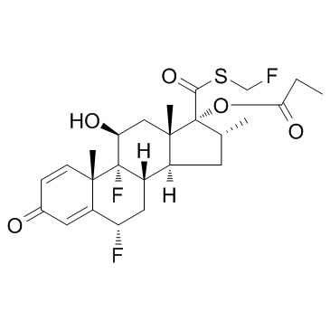 Fluticasone propionate结构式