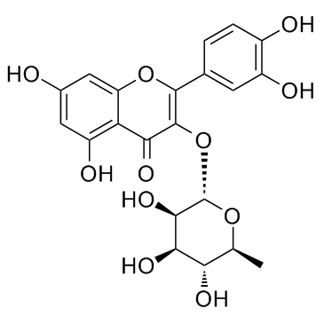 Quercitrin结构式