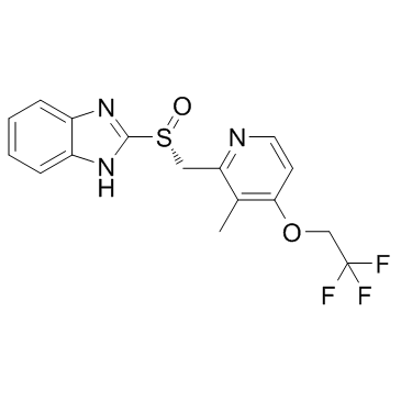 (R)-Lansoprazole结构式