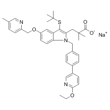 GSK2190915 sodium salt结构式