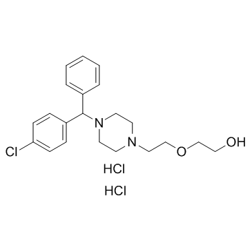 Hydroxyzine dihydrochloride结构式