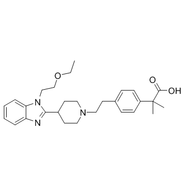 Bilastine结构式