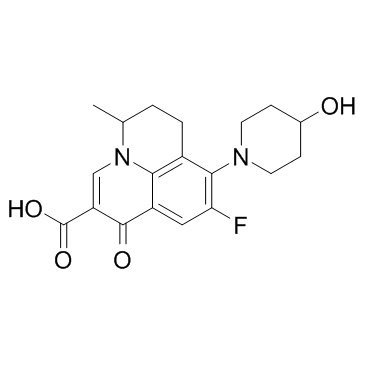 Nadifloxacin结构式