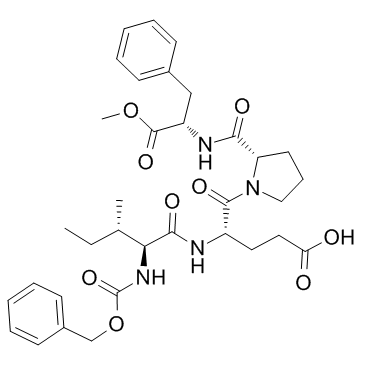 Z-Ile-Glu-Pro-Phe-Ome结构式