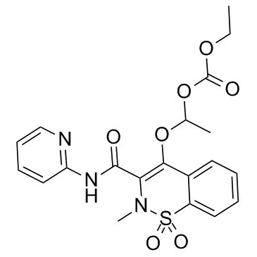 Ampiroxicam结构式