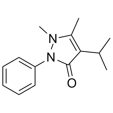 Propyphenazone结构式