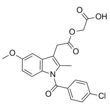 Acemetacin结构式