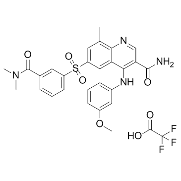 GSK256066 2,2,2-trifluoroacetic acid结构式