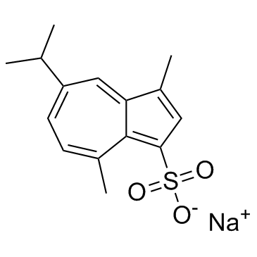 Sodium gualenate结构式