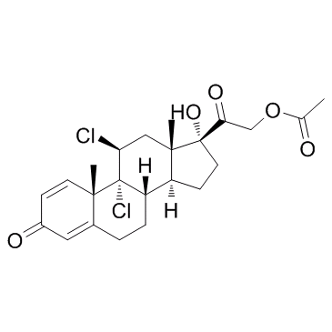 Dichlorisone acetate结构式