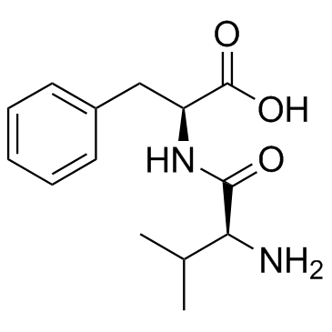 L-Valyl-L-phenylalanine结构式