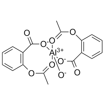 Aspirin Aluminum结构式