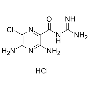 Amiloride hydrochloride结构式