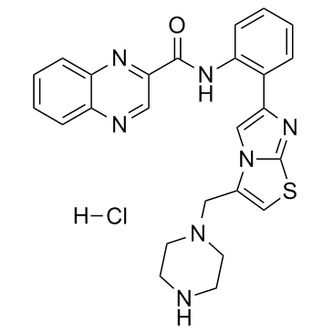 SRT 1720 Hydrochloride结构式