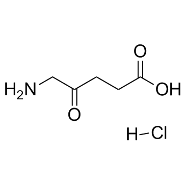 5-Aminolevulinic acid hydrochloride结构式