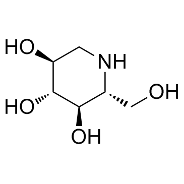 1-Deoxynojirimycin结构式