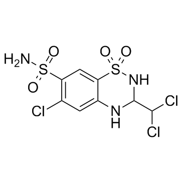 Trichlormethiazide结构式