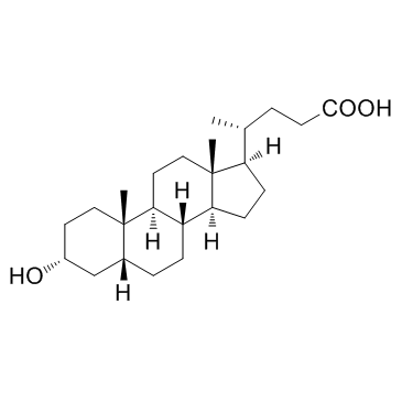 Lithocholic acid结构式