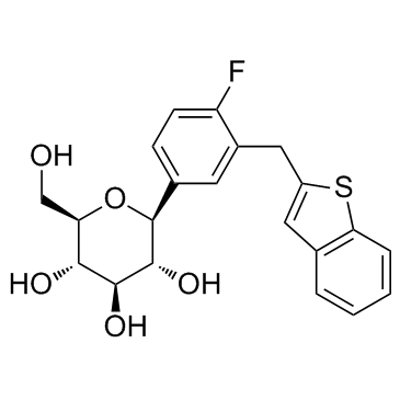 Ipragliflozin结构式