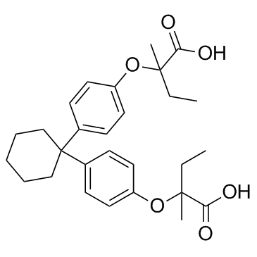 Clinofibrate结构式