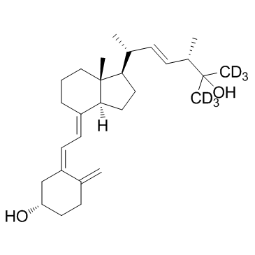 25-Hydroxy VD2-D6结构式