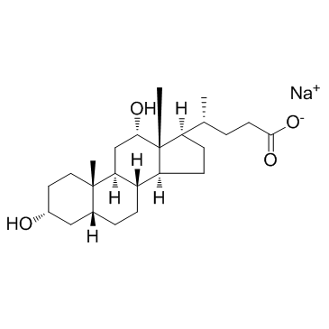 Deoxycholic acid sodium salt结构式