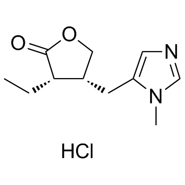 Pilocarpine Hydrochloride结构式