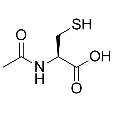 Acetylcysteine结构式