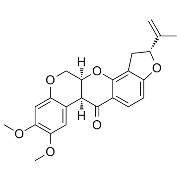 Rotenone结构式
