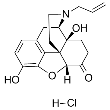 Naloxone hydrochloride结构式