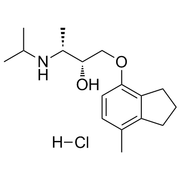 ICI 118,551 hydrochloride结构式