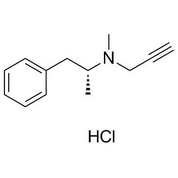 R-(-)-Deprenyl hydrochloride结构式