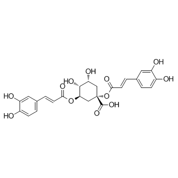 1,3-Dicaffeoylquinic acid结构式