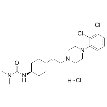 Cariprazine hydrochloride结构式