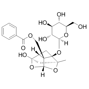 Paeoniflorin结构式