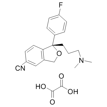 Escitalopram oxalate结构式