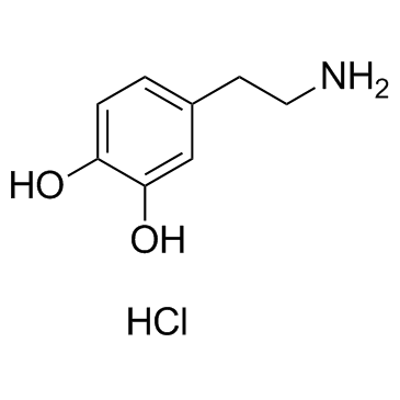 Dopamine hydrochloride结构式